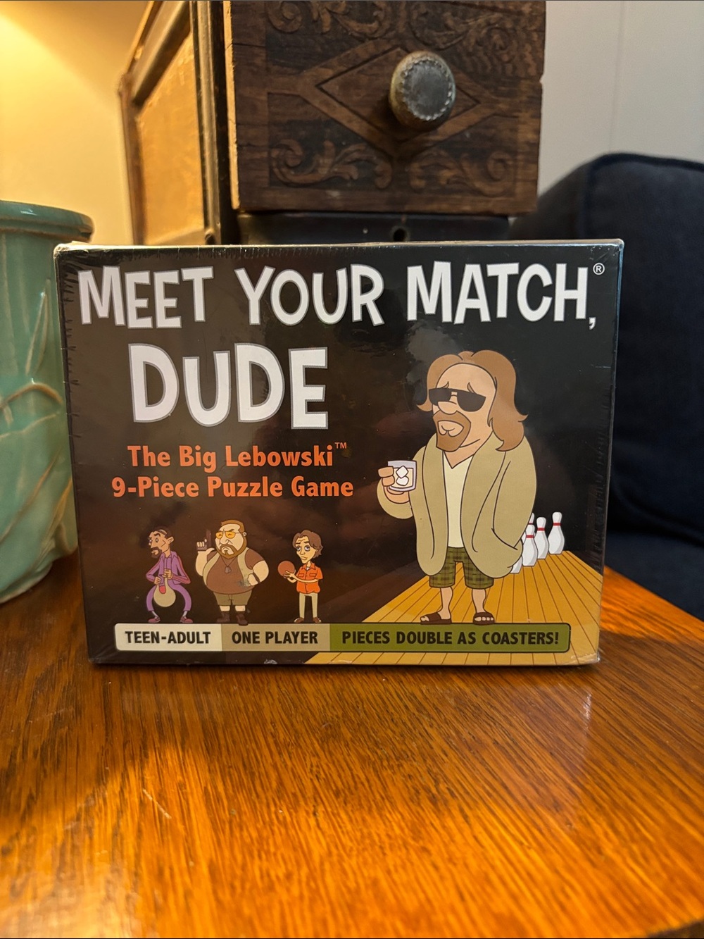 The Big Lebowski "Meet Your Match, Dude" 9-Piece Puzzle Game (New)